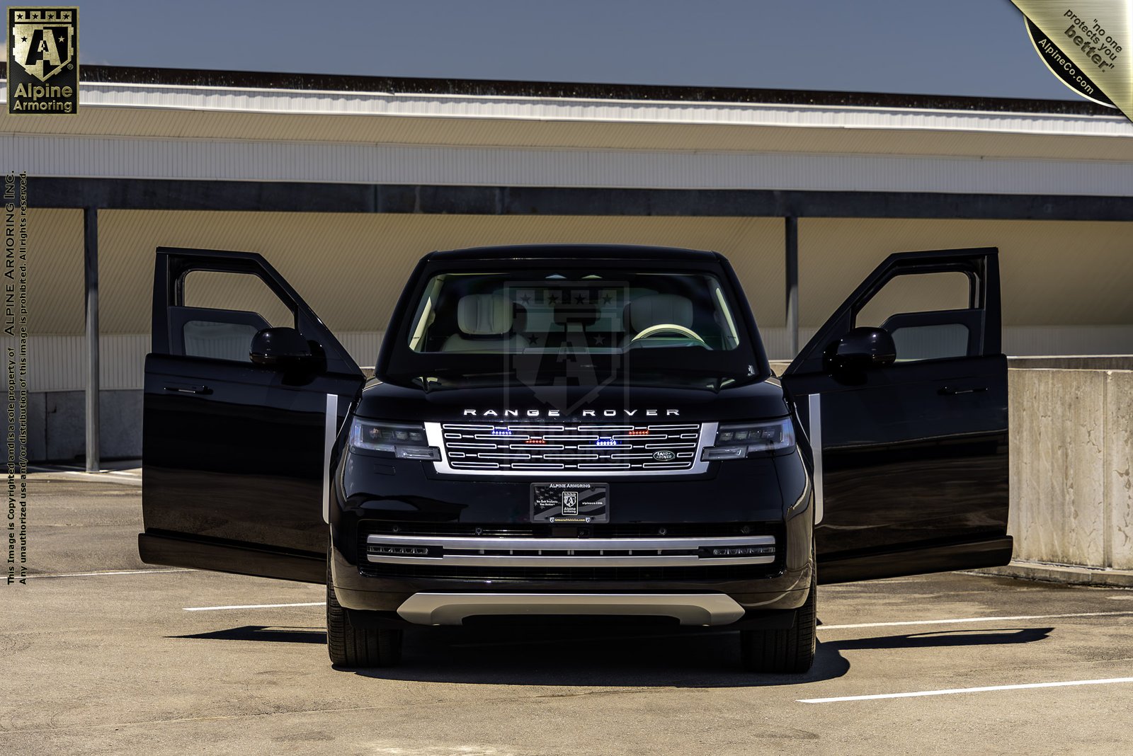 Armored Range Rover